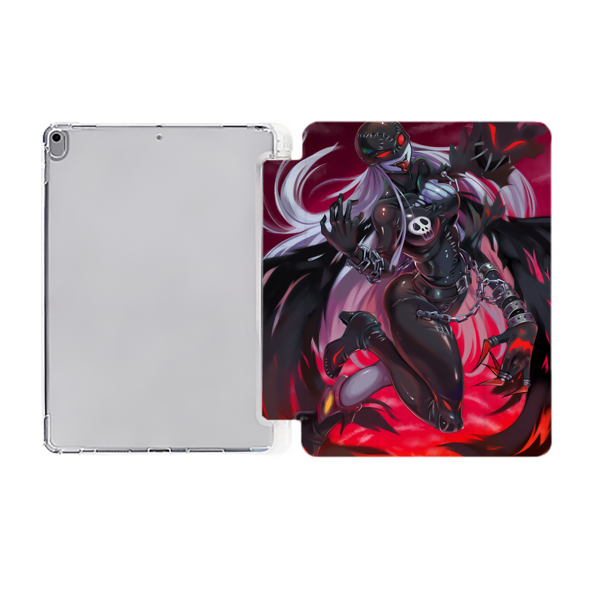 （画像用） Digimon デジタルモンスター/デジモン IPad ケース ペン収納付き 三つ折りスタンド PUレザー×シリコン 対応機種9.5/10.5/10.9インチ